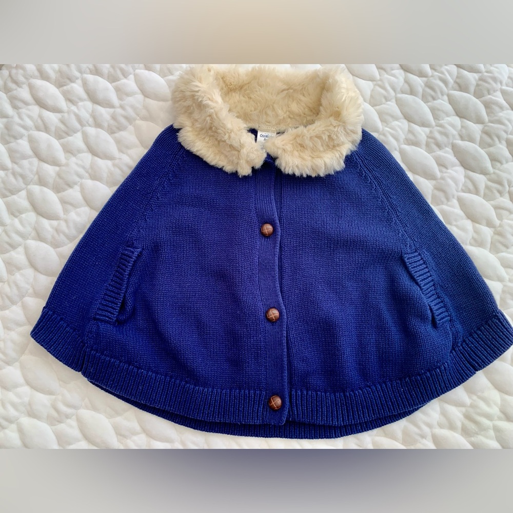 Oshkosh kids poncho 4T